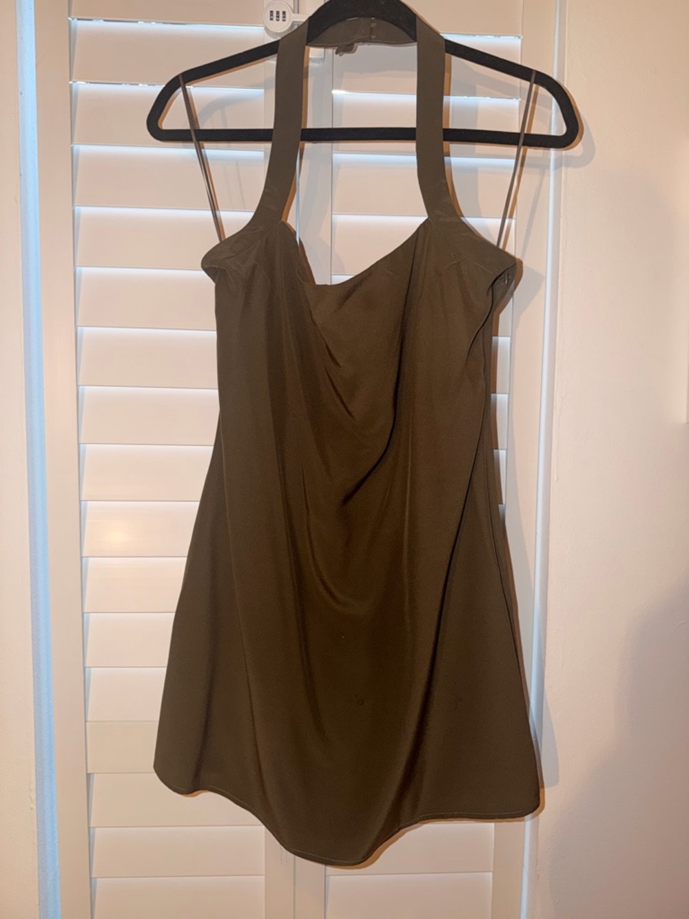 Reformation Olive Halter Mini Dress